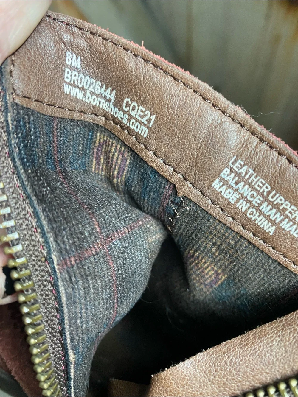 b.o.c. Payton Bootie In Dark Red Distressed